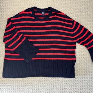 Nautical sweater is 100% cotton